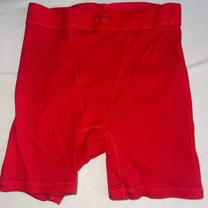 skims ruby red limited addition cotton boxers
